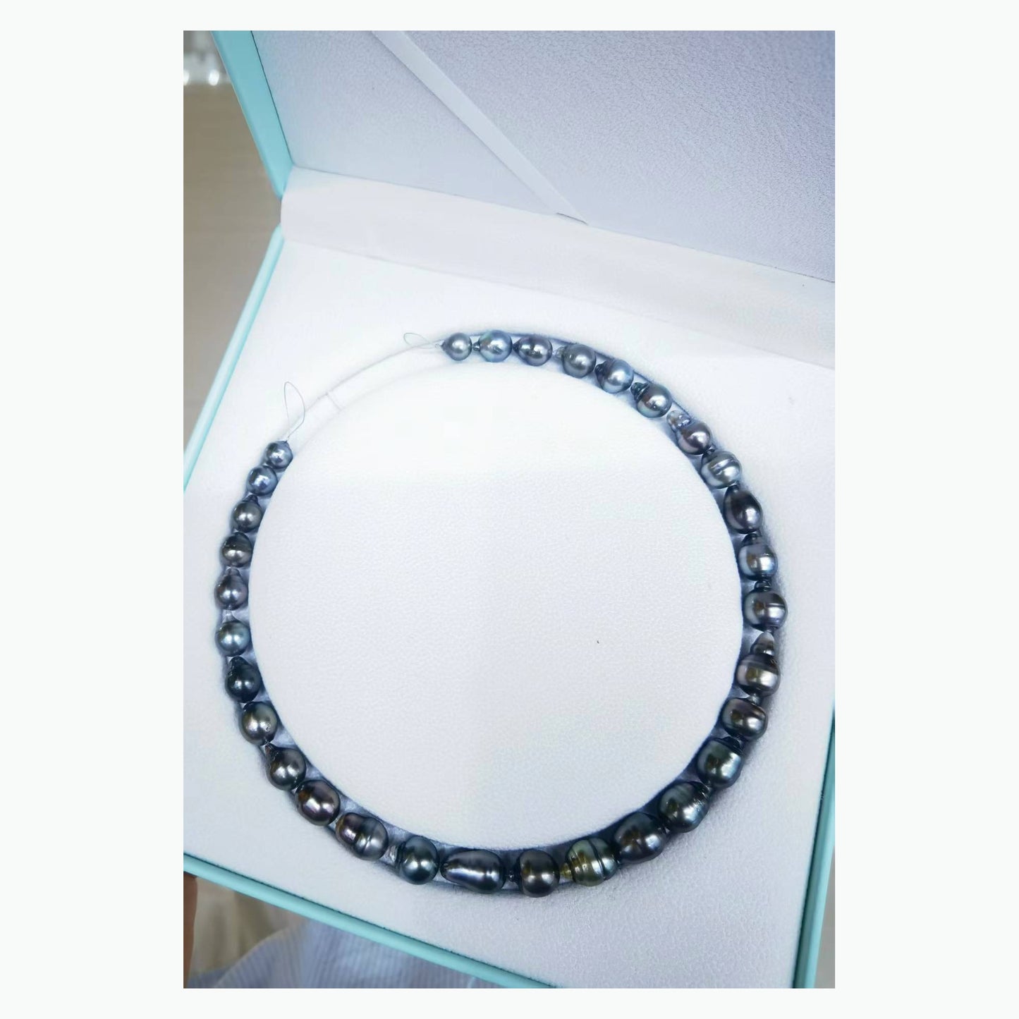 Graduated 8–11mm Tahitian baroque pearl strand for exact necklace from Moonwater Pearls